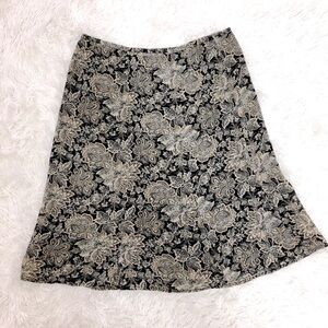 Rena Rowan Floral Lined Skirt Size 8